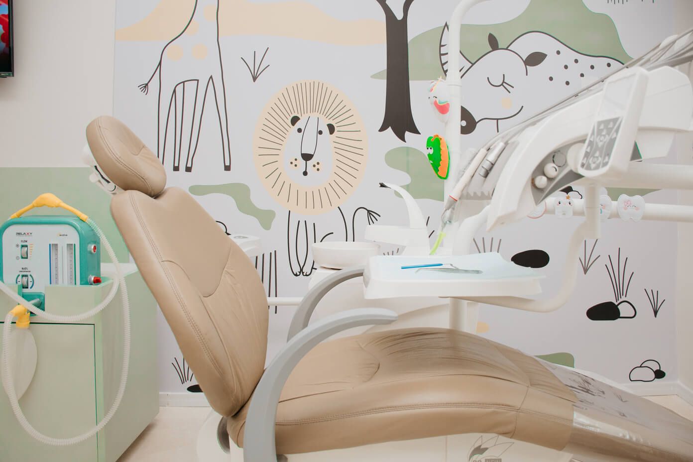 imagem do lugar de acento do paciente para realizar o tratamento